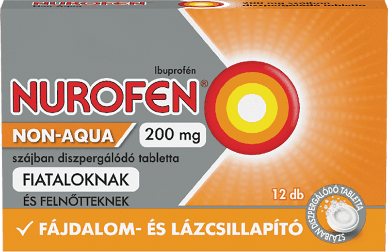 Nurofen Non-Aqua 200mg szájban diszpergálódó tabletta